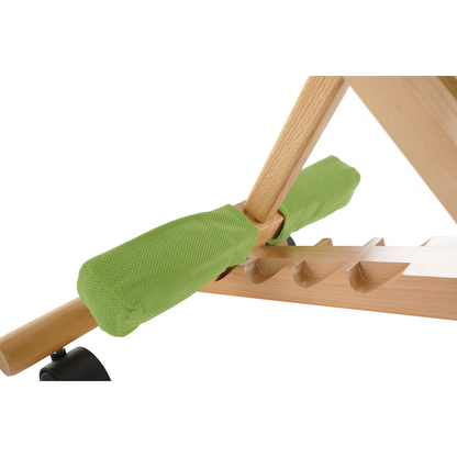 Scaun genunchi ergonomic, verde/ fag, GROCO