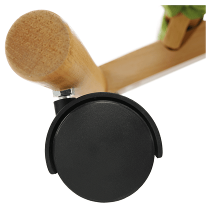 Scaun genunchi ergonomic, verde/ fag, GROCO