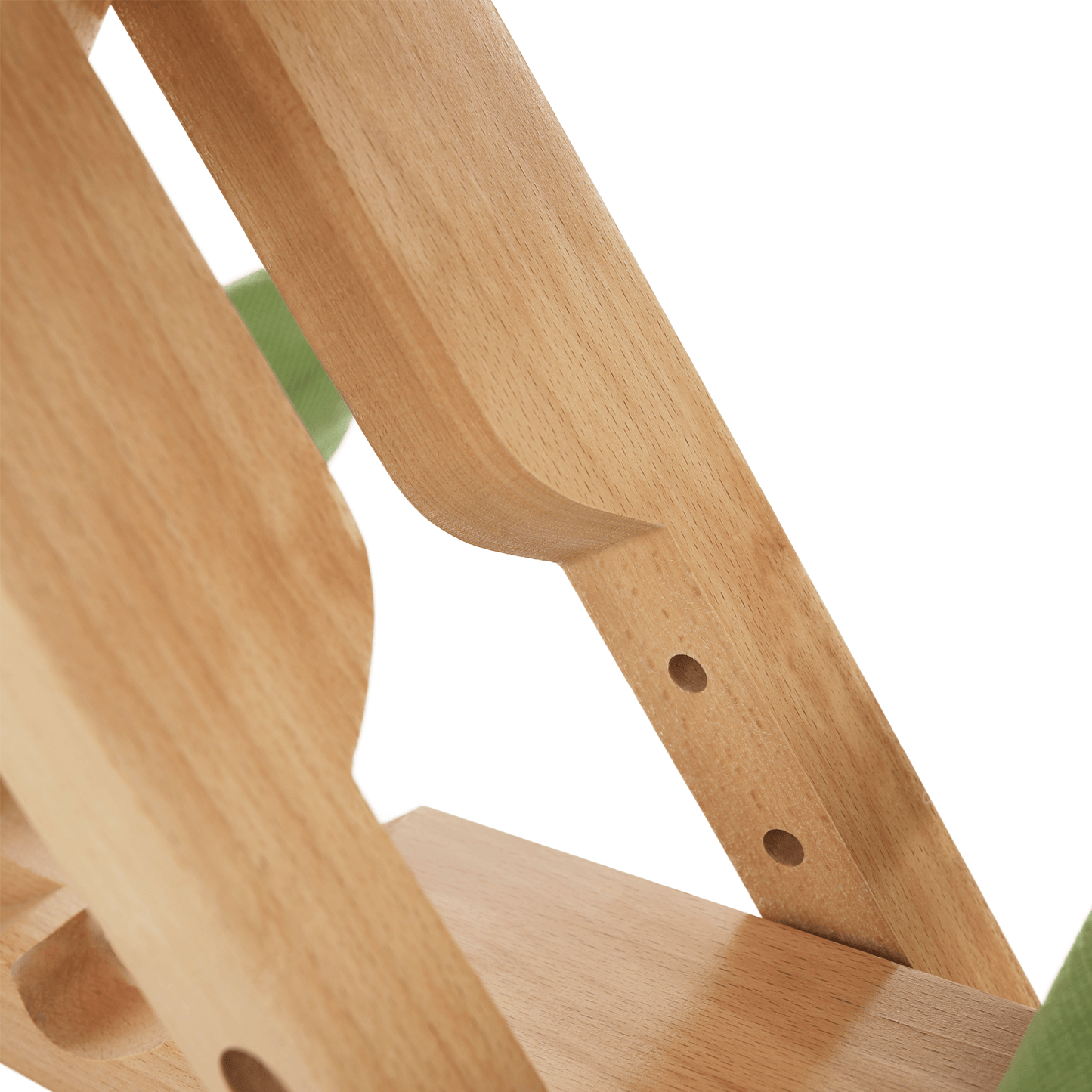 Scaun genunchi ergonomic, verde/ fag, GROCO