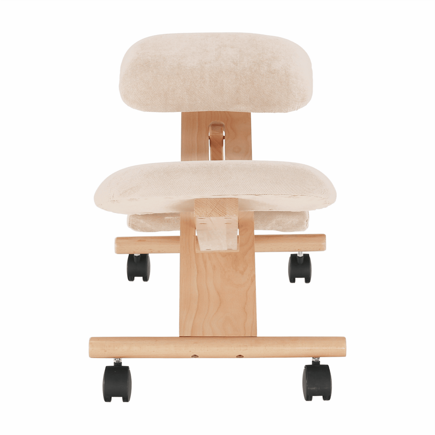 Scaun tip kneeling ergonomic, crem / fag, GROCO