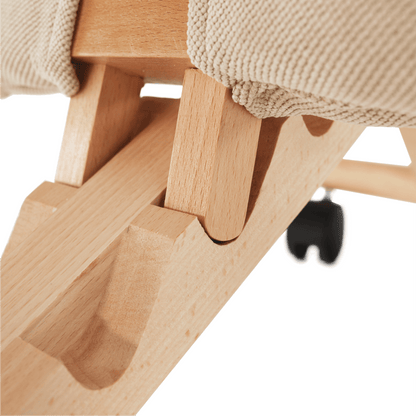 Scaun tip kneeling ergonomic, crem / fag, GROCO