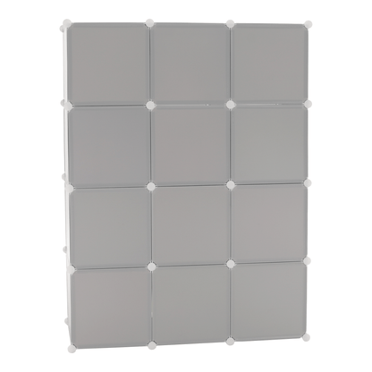 Dulap modular pentru copii, gri / model pentru copii, HAKON