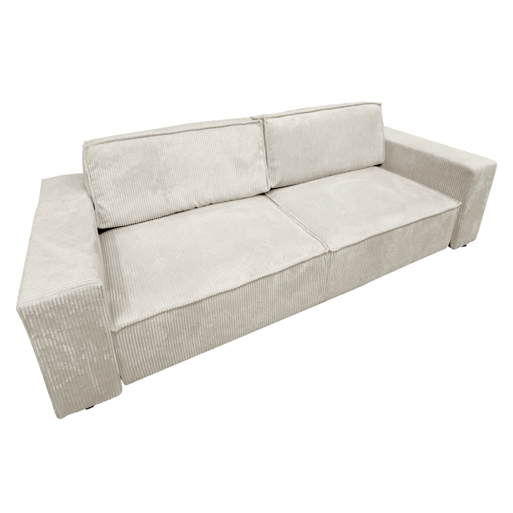 Canapea extensibilă, bej, HARPERA BIG SOFA