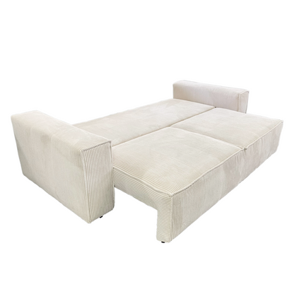 Canapea extensibilă, bej, HARPERA BIG SOFA