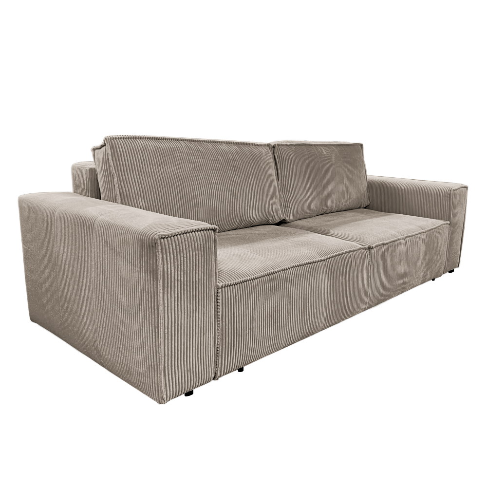 Canapea extensibilă, taupe gri-bej, HARPERA BIG SOFA