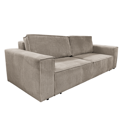 Canapea extensibilă, taupe gri-bej, HARPERA BIG SOFA