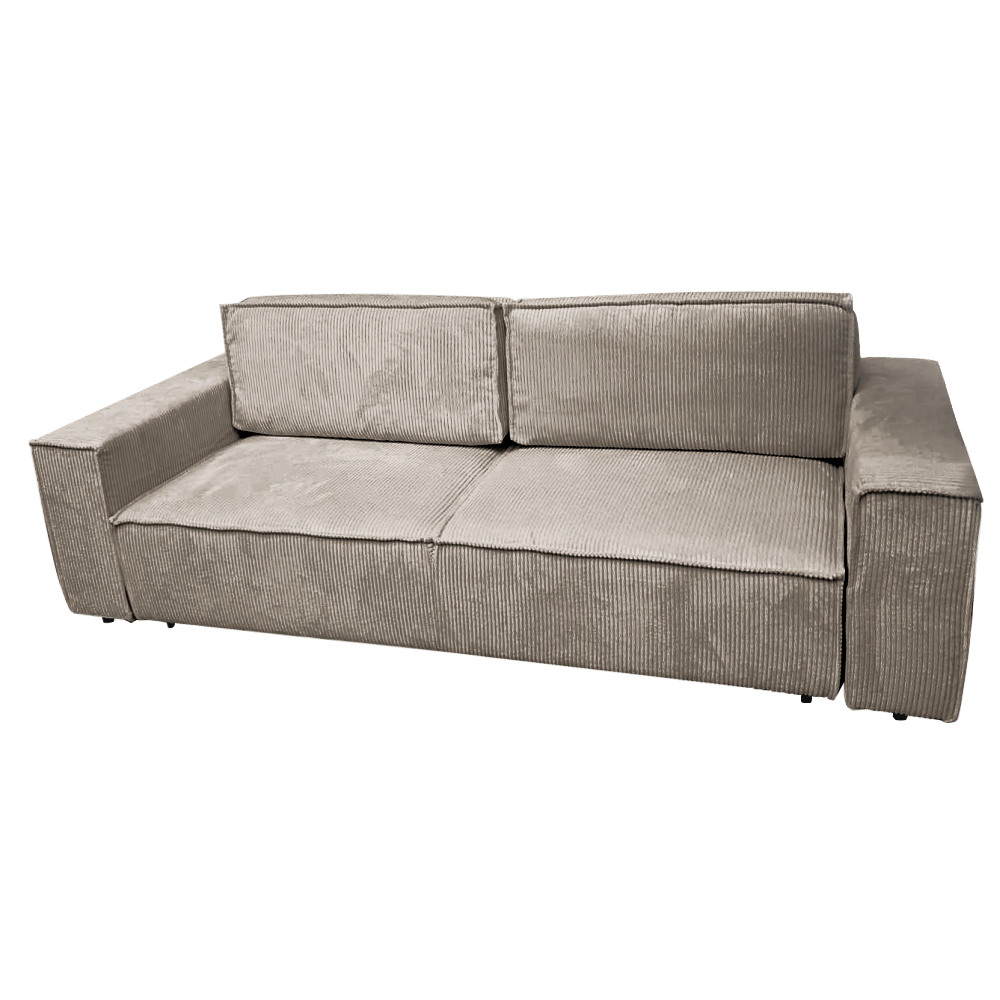 Canapea extensibilă, taupe gri-bej, HARPERA BIG SOFA