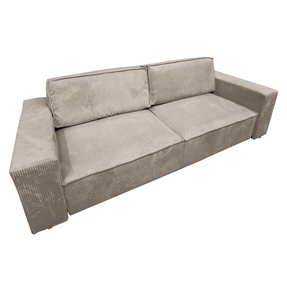 Canapea extensibilă, taupe gri-bej, HARPERA BIG SOFA