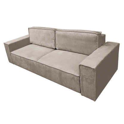 Canapea extensibilă, taupe gri-bej, HARPERA BIG SOFA