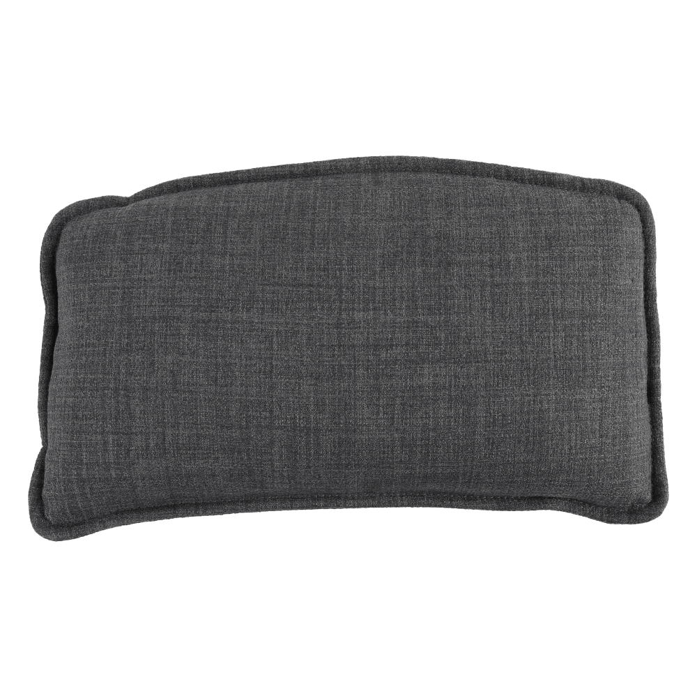 Fotoliu balansoar, material textil gri/lemn, HARPER