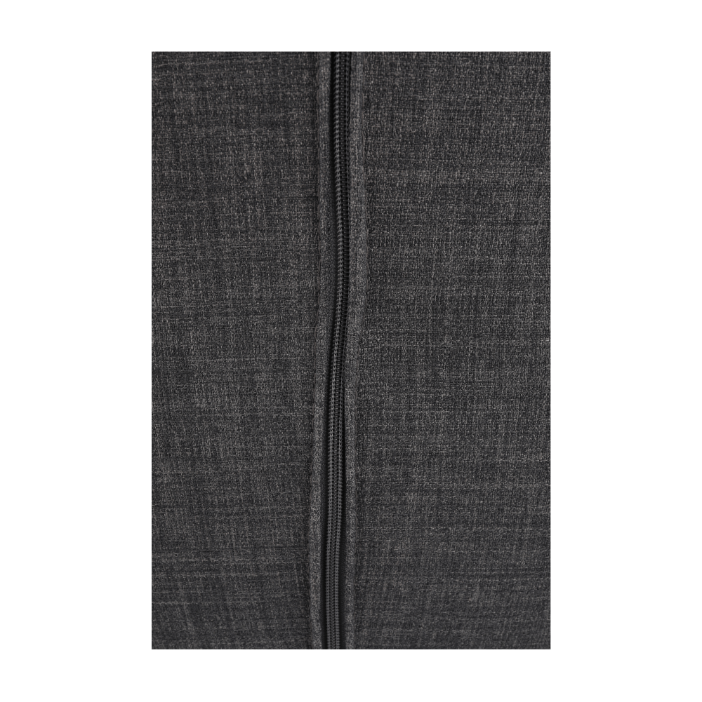 Fotoliu balansoar, material textil gri/lemn, HARPER