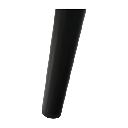 Scaun, piele ecologică gri maroniu taupe/negru, HAZAL