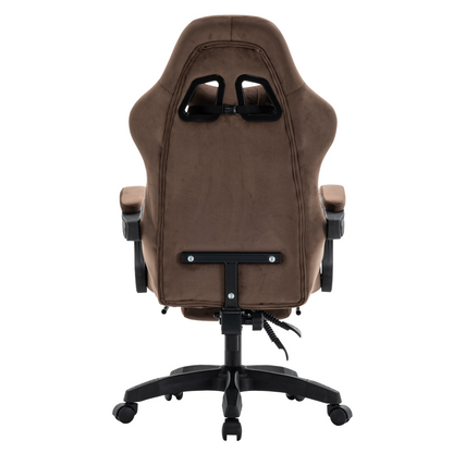 Scaun de birou/gaming, maro/alb, HOSPO
