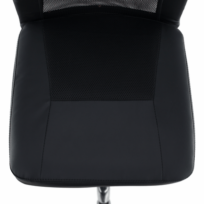 Scaun de birou, negru/ crom, IDOR 2 NEW