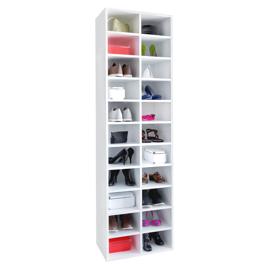 Raft înalt/pantofar, albă, IGNO
