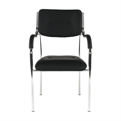 Scaun stivuibil, negru, ILHAM