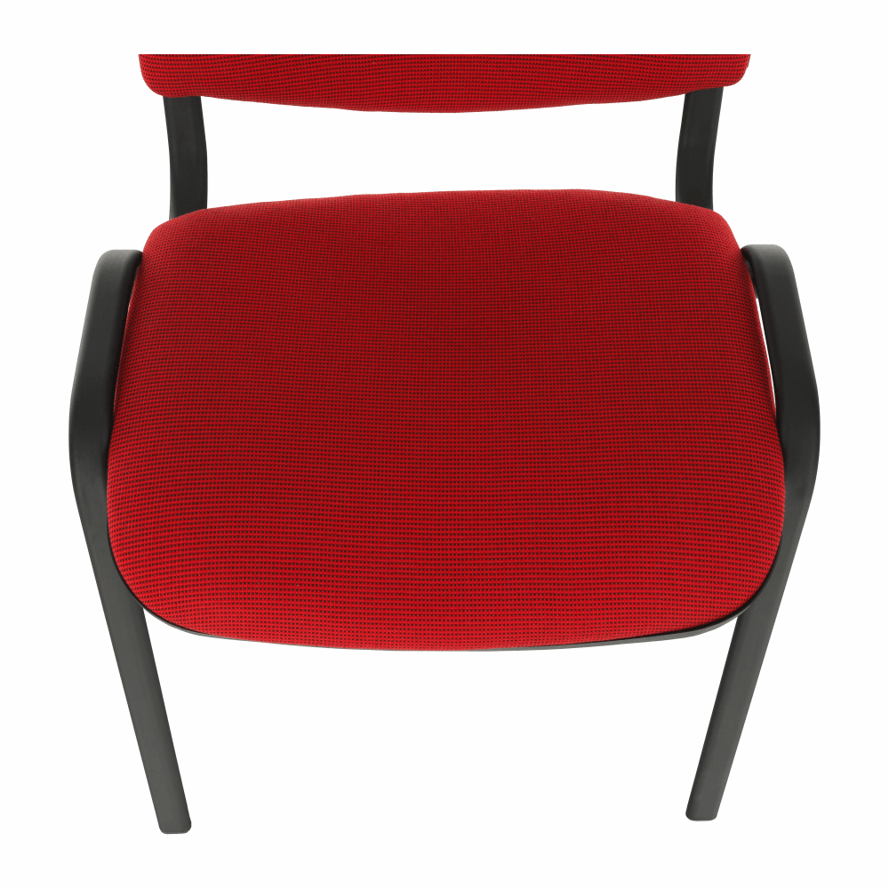 Scaun de birou, roşu, ISO NEW