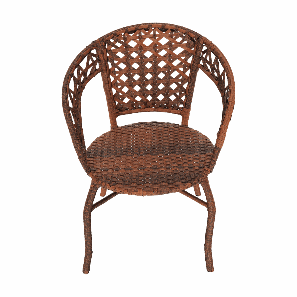 Set de grădină din rattan  1 + 2, maro, JARUB