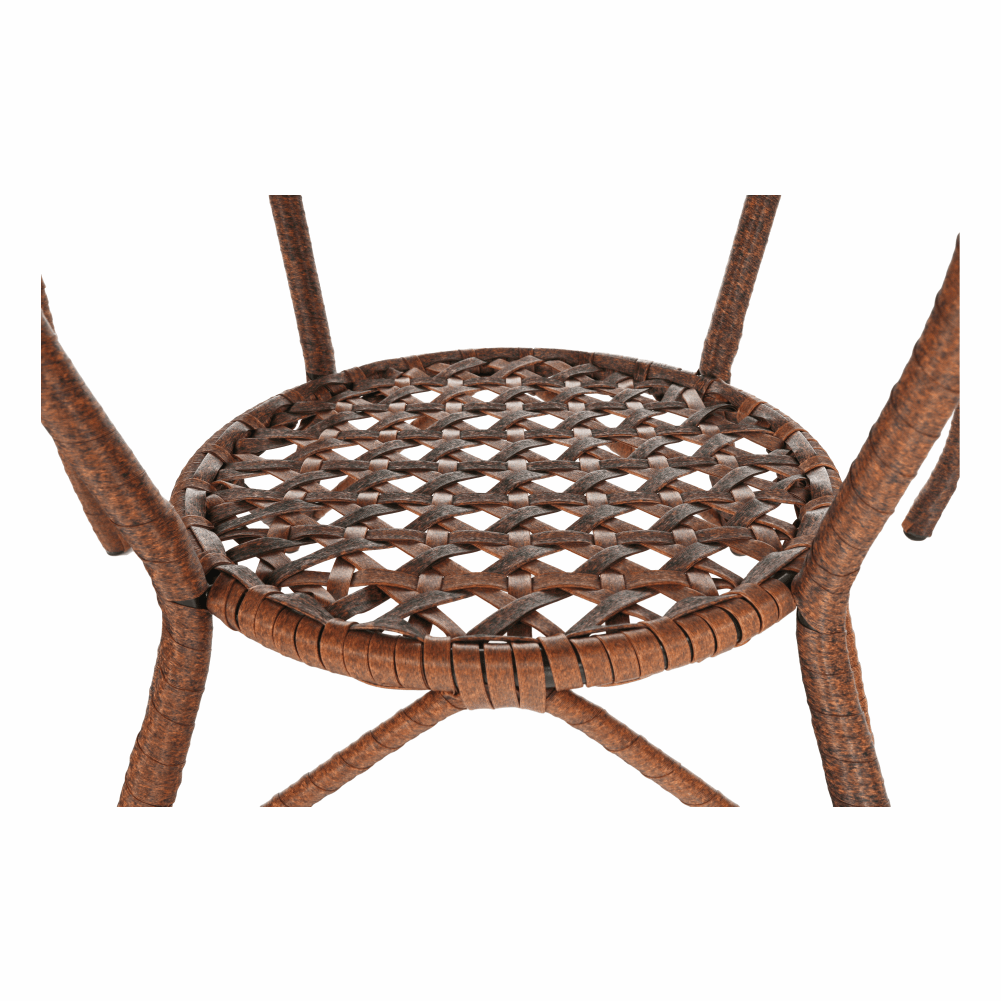 Set de grădină din rattan  1 + 2, maro, JARUB