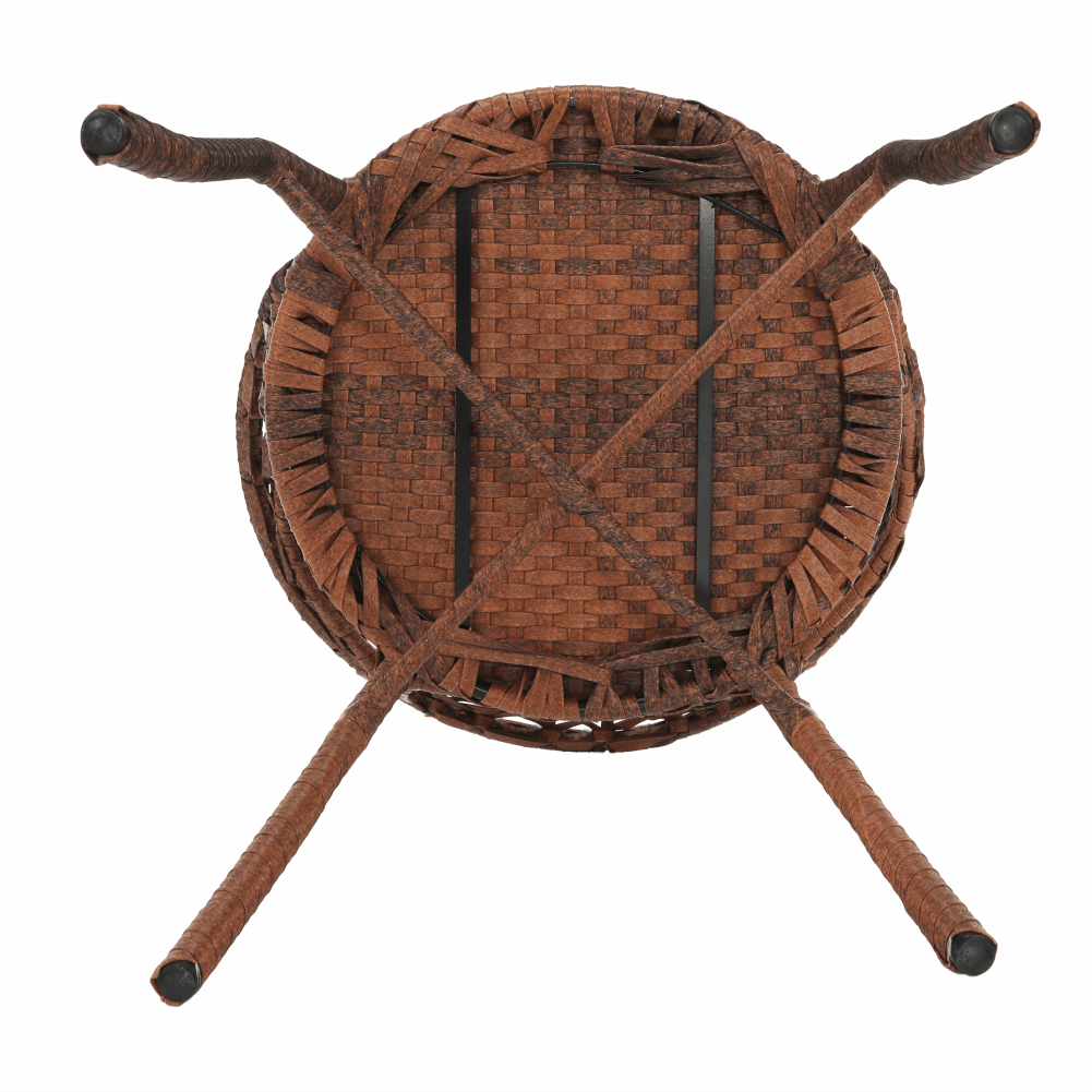 Set de grădină din rattan  1 + 2, maro, JARUB