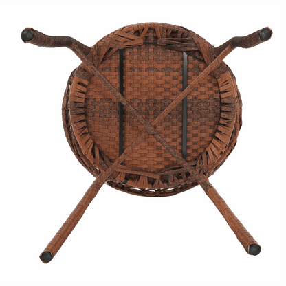 Set de grădină din rattan  1 + 2, maro, JARUB