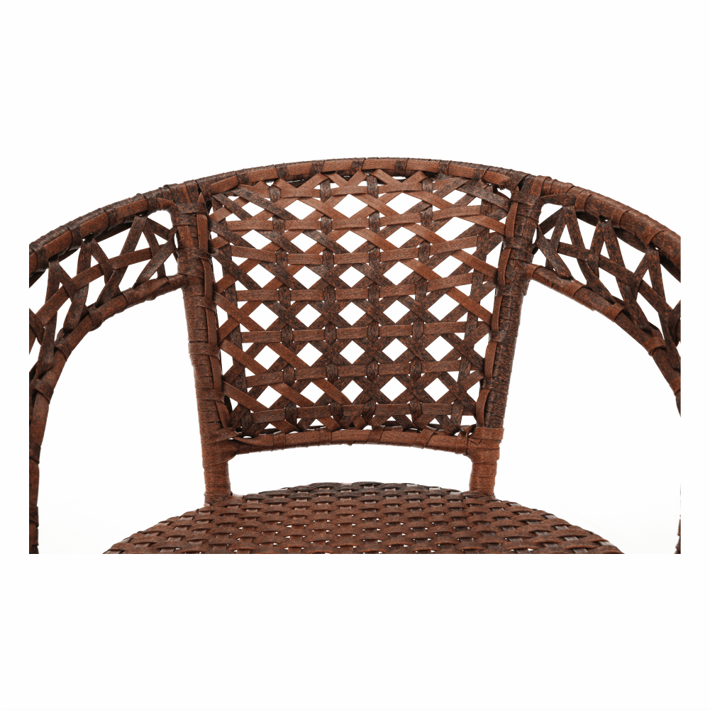 Set de grădină din rattan  1 + 2, maro, JARUB