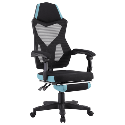Scaun de birou/gaming, culoare neagră/neo mentă, JORIK NEW