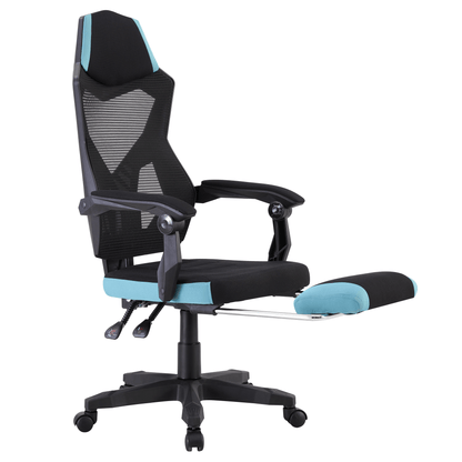 Scaun de birou/gaming, culoare neagră/neo mentă, JORIK NEW