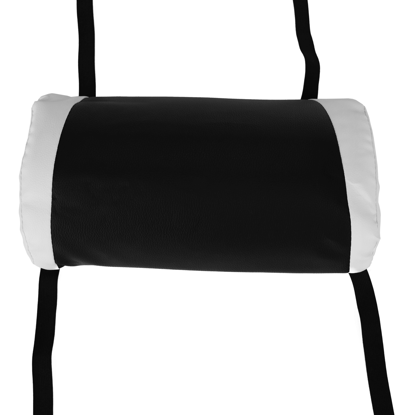 Scaun de birou/joc cu iluminare LED RGB, negru/alb, JOVELA