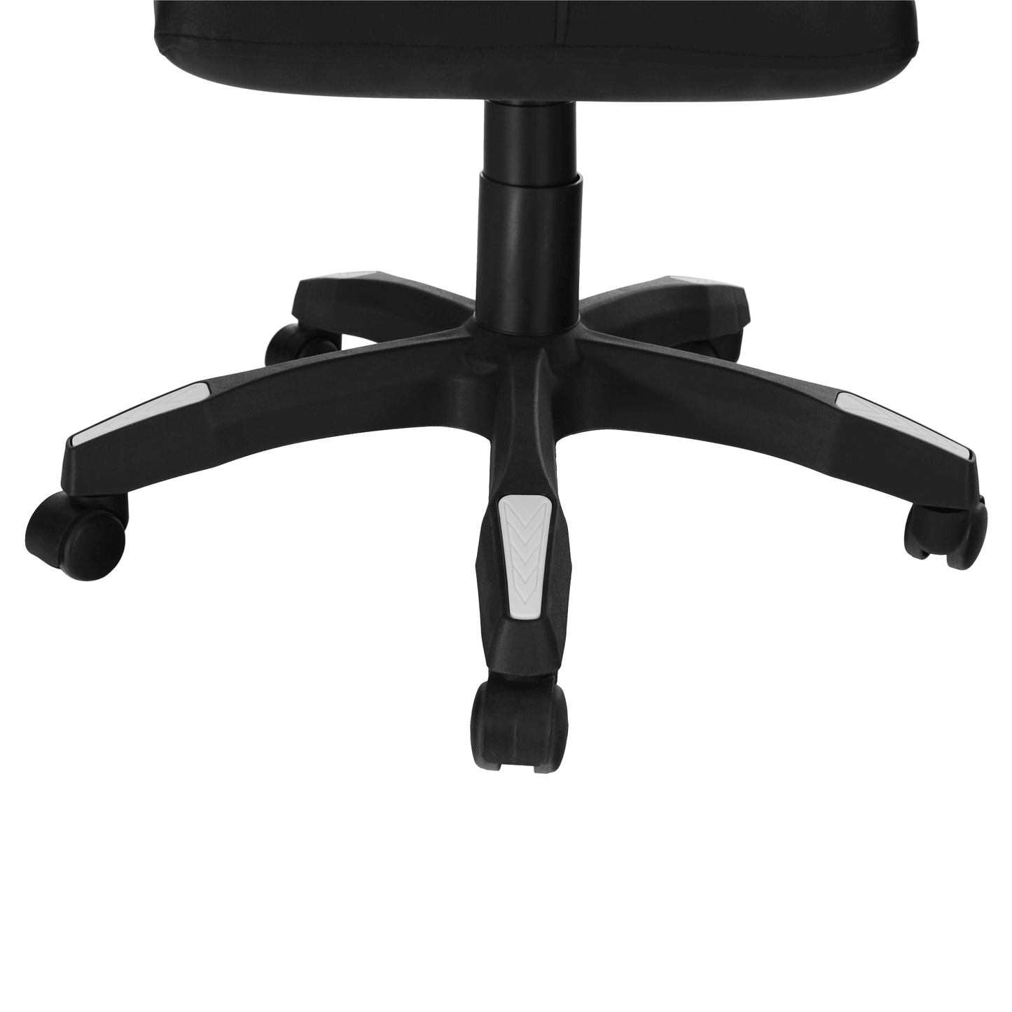 Scaun de birou/joc cu iluminare LED RGB, negru/alb, JOVELA