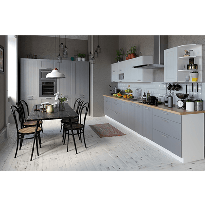 Dulap pentru produse alimentare, gri deschis/alb, JULIA TYP 80