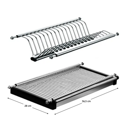 Scurgător de vase pentru dulap superior, oţel inoxidabil, KAPIO TYP 2