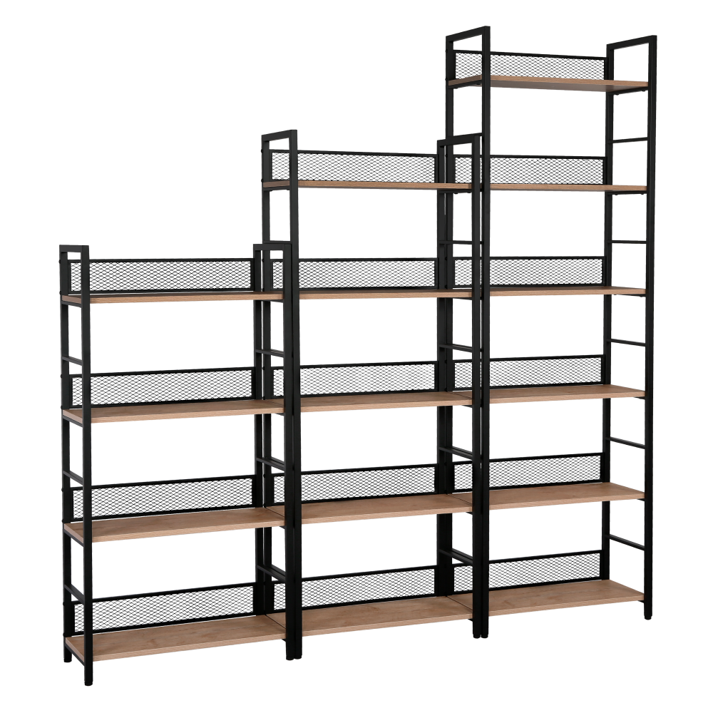 Raft, negru/stejar, KELER TIP 2