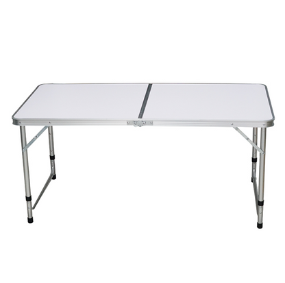 Masă de camping pliabilă, 120 cm, aluminiu/MDF, KEPI TYP 1