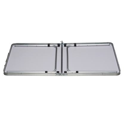Masă de camping pliabilă, 120 cm, aluminiu/MDF, KEPI TYP 1