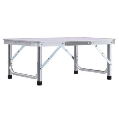 Masă de camping pliabiăla, 60 cm, aluminiu/MDF, KEPI TYP 2
