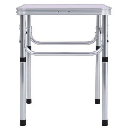 Masă de camping pliabiăla, 60 cm, aluminiu/MDF, KEPI TYP 2