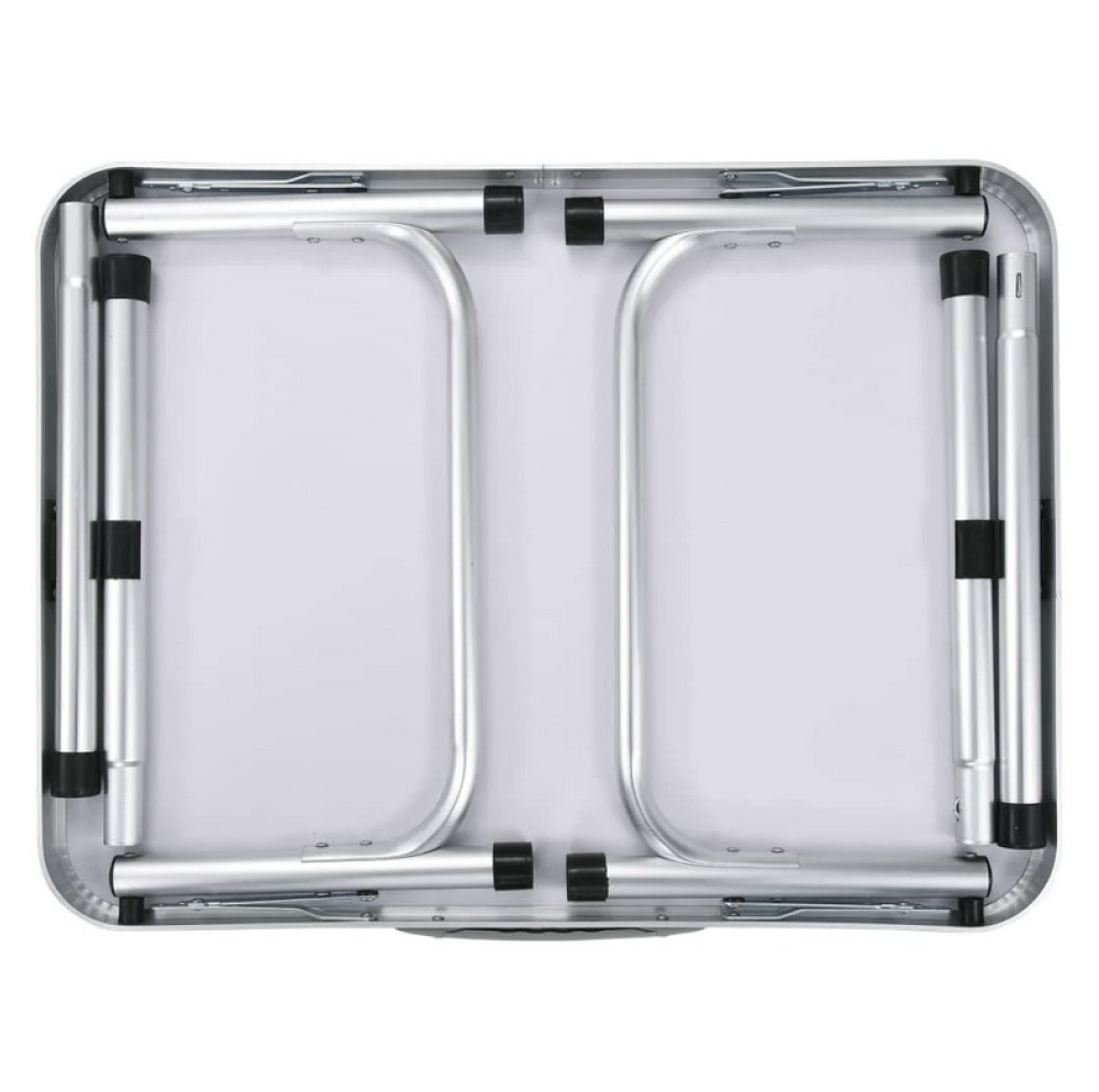 Masă de camping pliabiăla, 60 cm, aluminiu/MDF, KEPI TYP 2