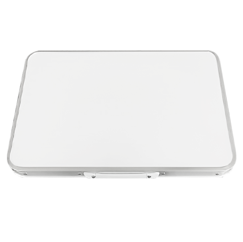 Masă de camping pliabiăla, 60 cm, aluminiu/MDF, KEPI TYP 2