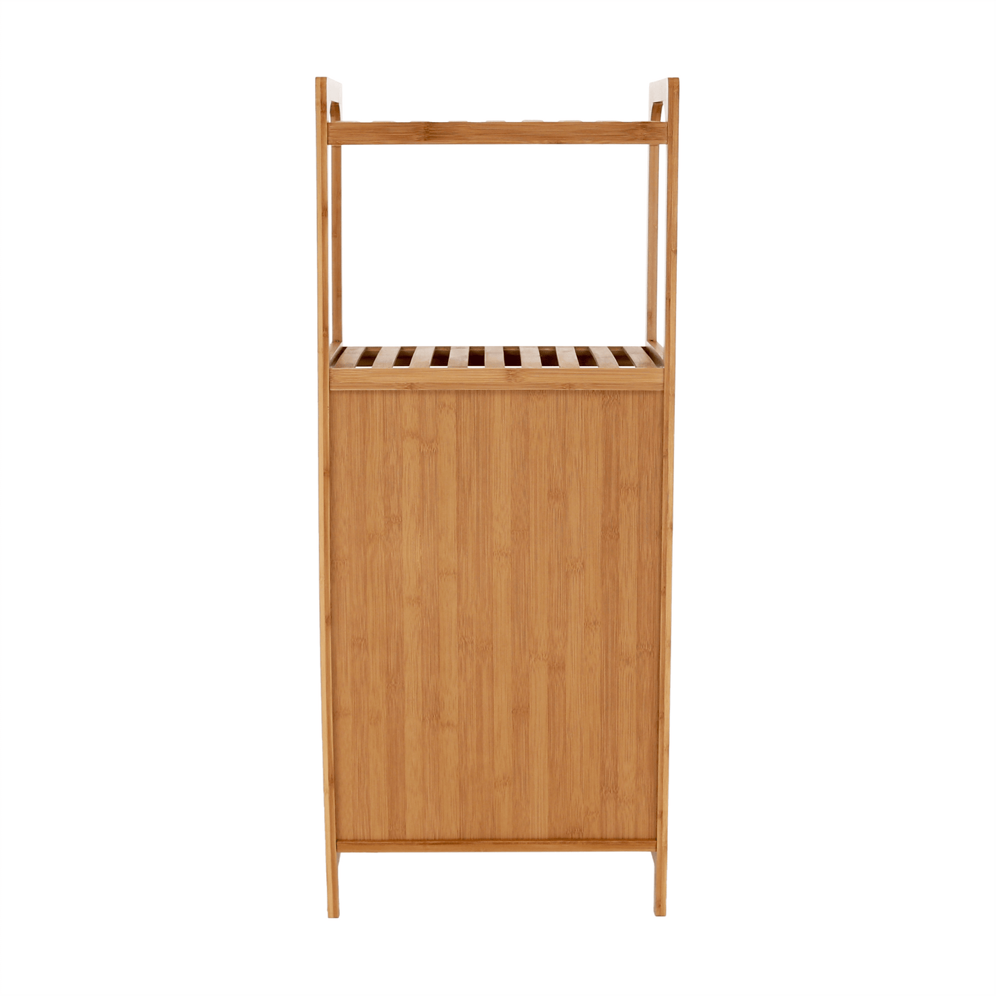 Coş de rufe, bambus natural/gri, KERI NEW