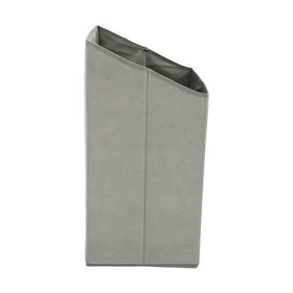 Coş de rufe, bambus natural/gri, KERI NEW