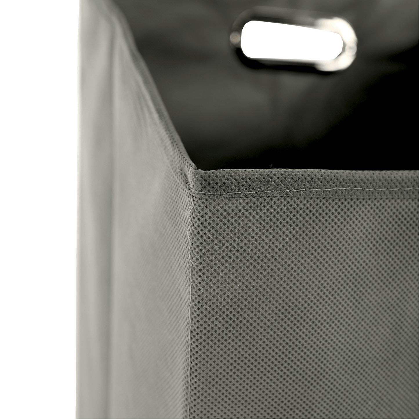 Coş de rufe, bambus natural/gri, KERI NEW