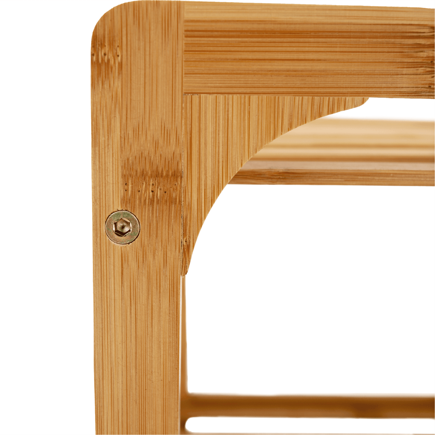 Coş de rufe, bambus natural/gri, KERI NEW