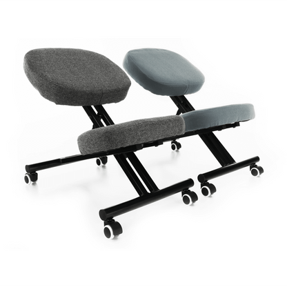 Scaun de îngenunchiere ergonomic, gri deschis / negru, KILIAN