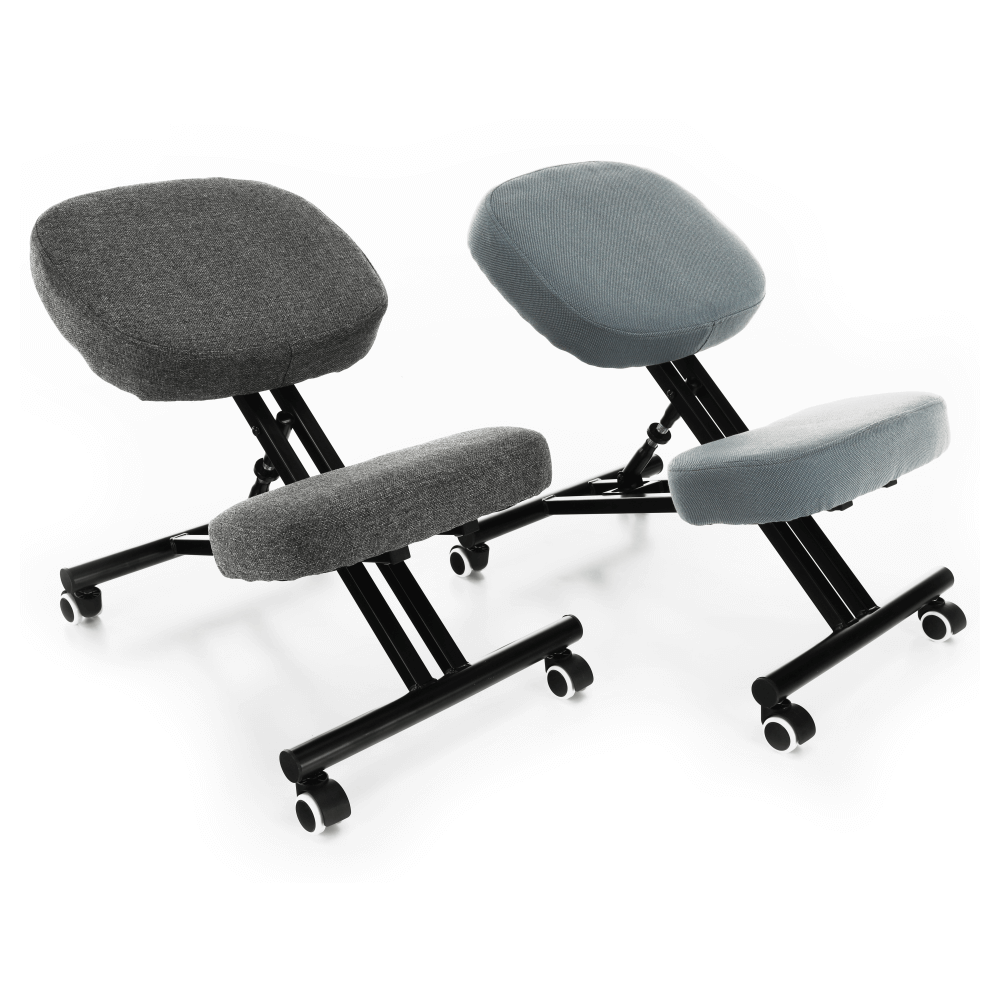 Scaun de îngenunchiere ergonomic, gri deschis / negru, KILIAN