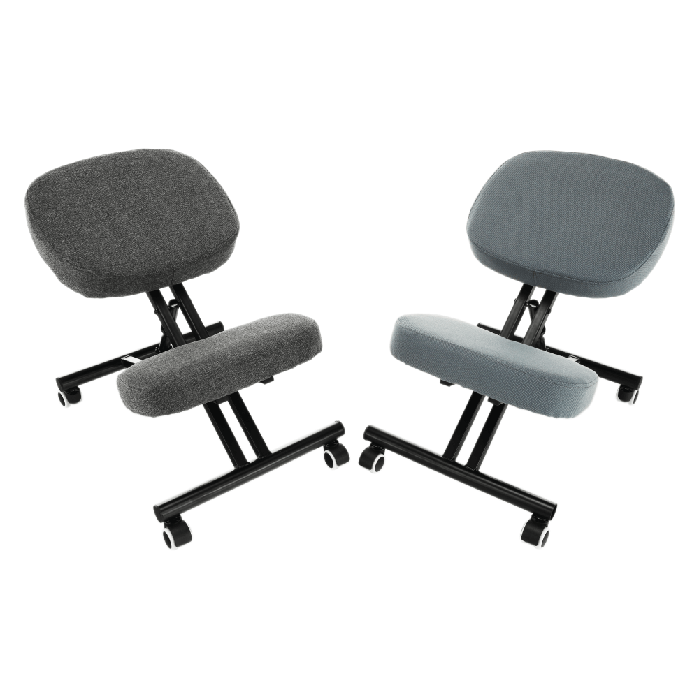 Scaun de îngenunchiere ergonomic, gri deschis / negru, KILIAN