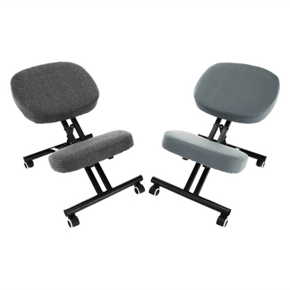 Scaun de îngenunchiere ergonomic, gri deschis / negru, KILIAN