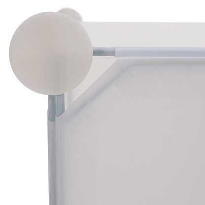 Dulap modular pentru copii, model alb / maro, KIRBY