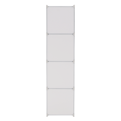 Dulap modular pentru copii, model alb / maro, KIRBY