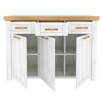 Scrin G, stejar craft auriu / stejar craft alb, SUDBURY